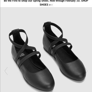Eileen Fisher Joe Washed Leather Flats